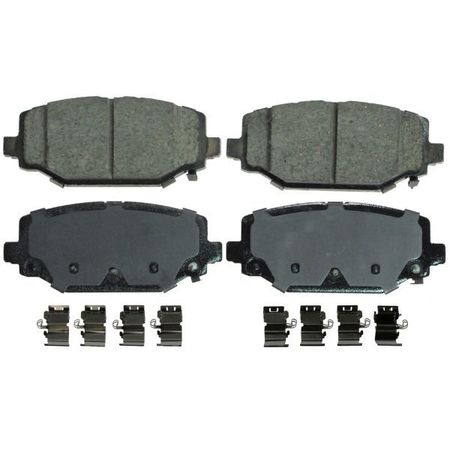 WAGNER BRAKES Ceramic Disc Pad Set, Zd1596 ZD1596